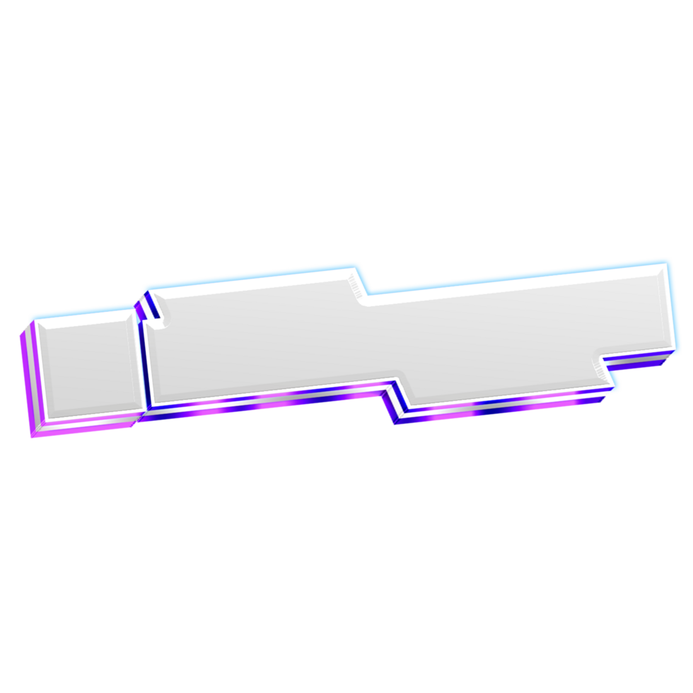 Dynamic Lower Third Template with Gradient Colors png
