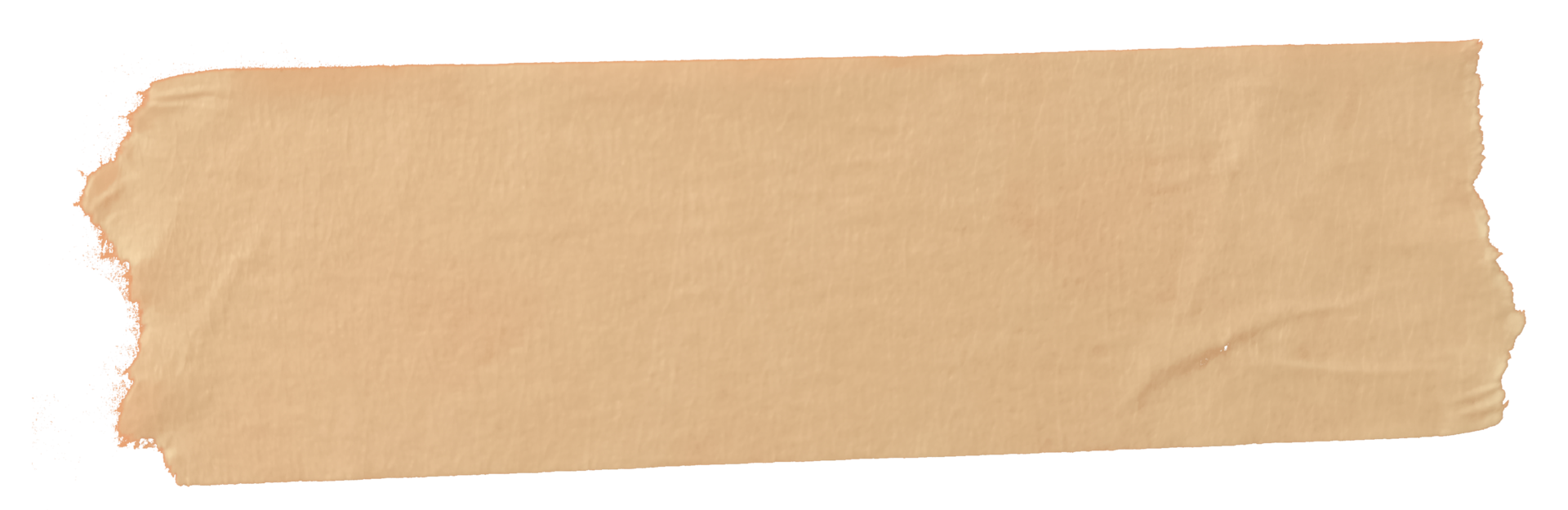 Realistic Masking Tape Strip on Transparent Background png