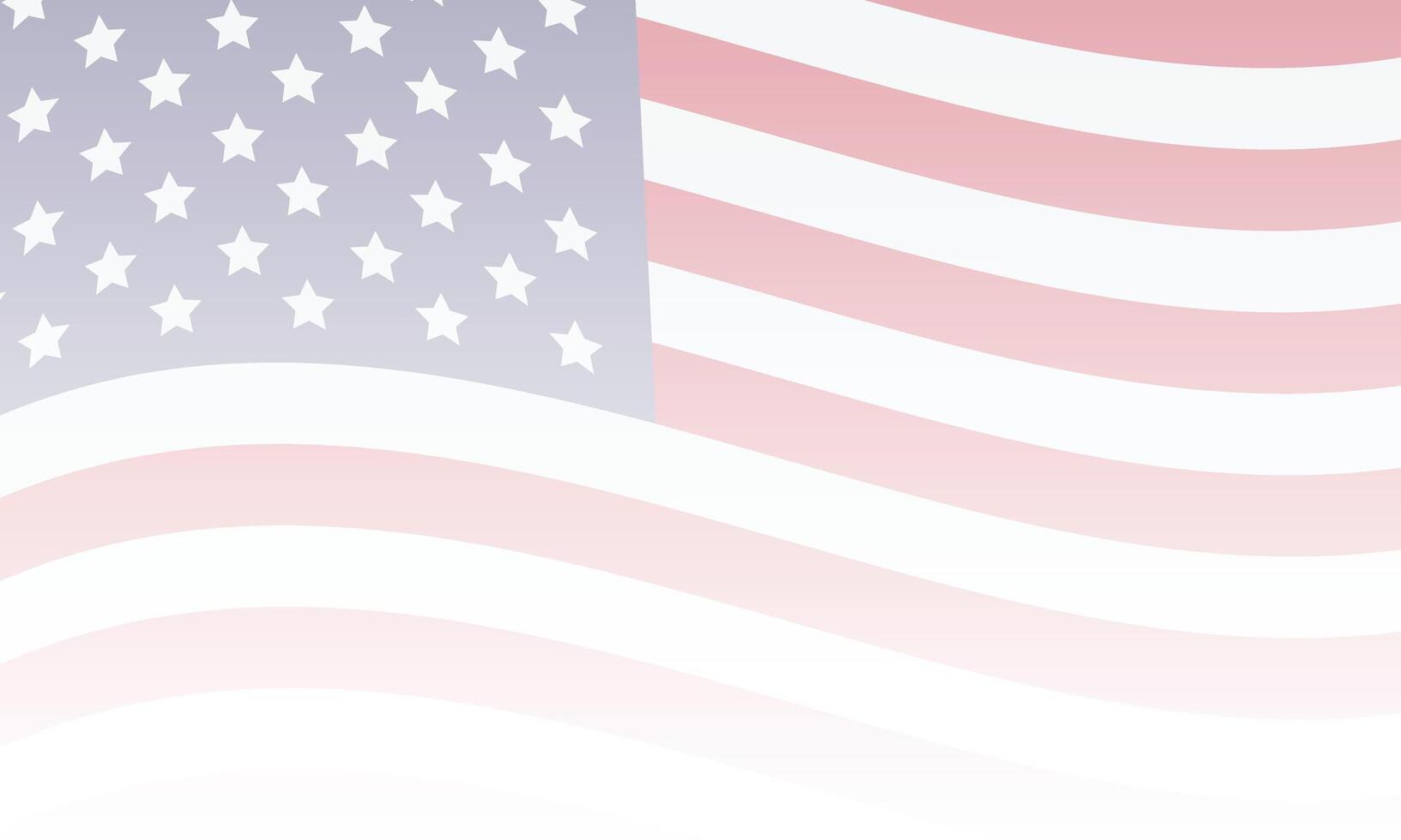 American Flag Background. Independence Day in Soft Gradient. vector