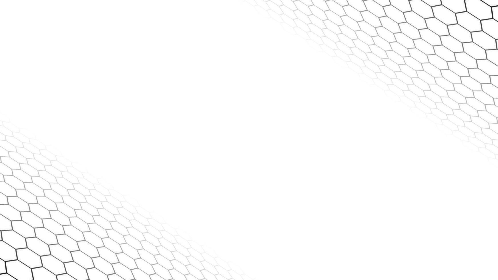Hexagon Pattern White Background Minimal Abstract Tech Design vector