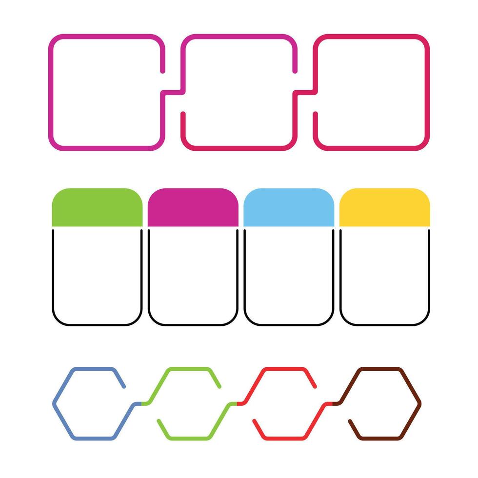 Visual representation of process, steps, and workflow in an infographic format vector