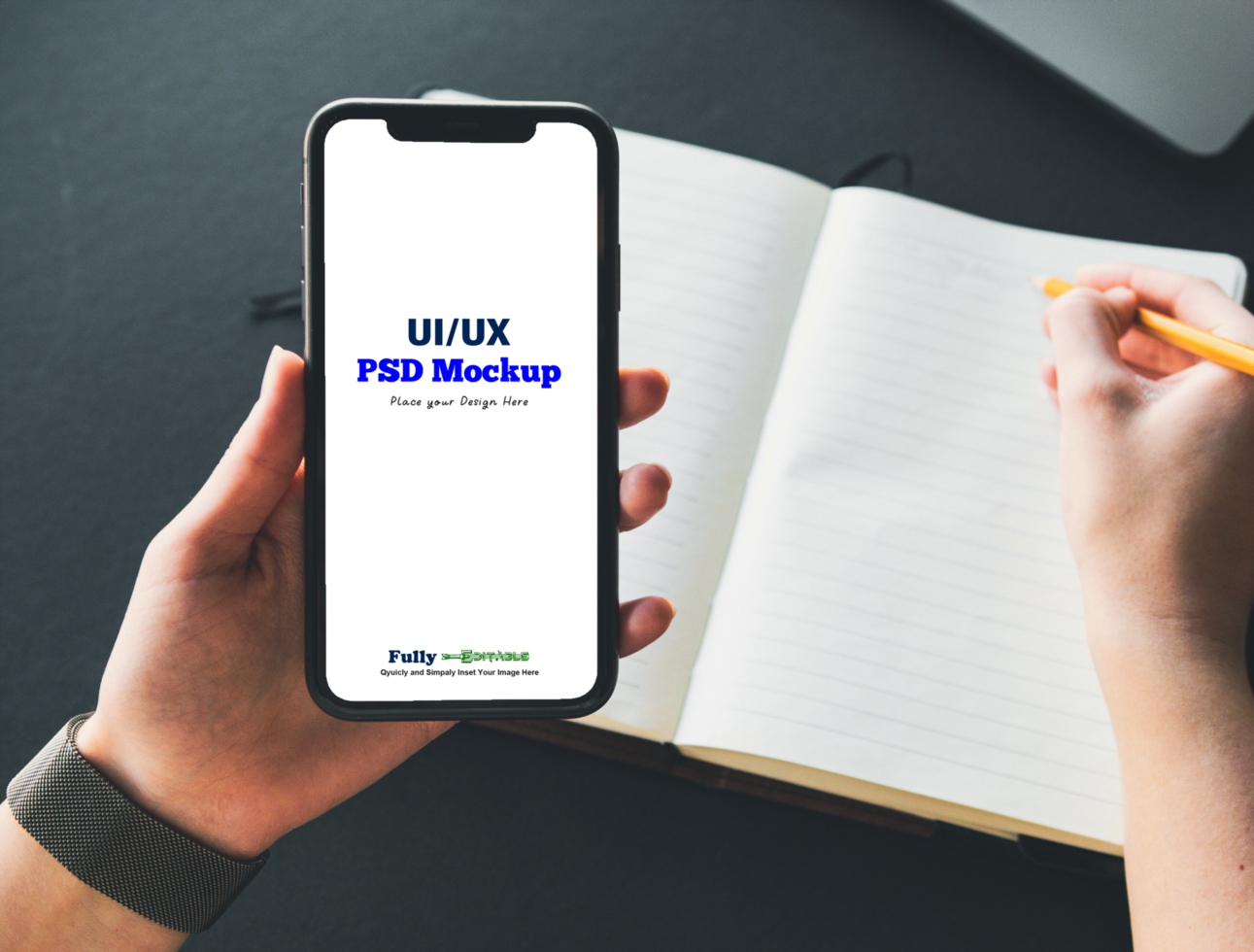 Sleek Smartphone UI Presentation psd