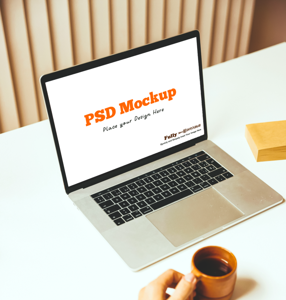 Creative Website on Laptop Display psd