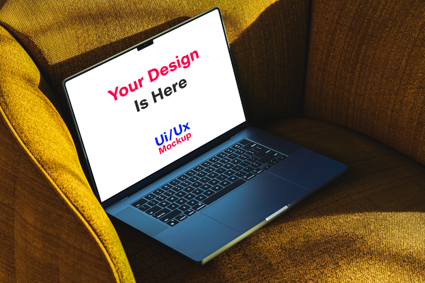 Laptop Mockup for Branding Presentation psd