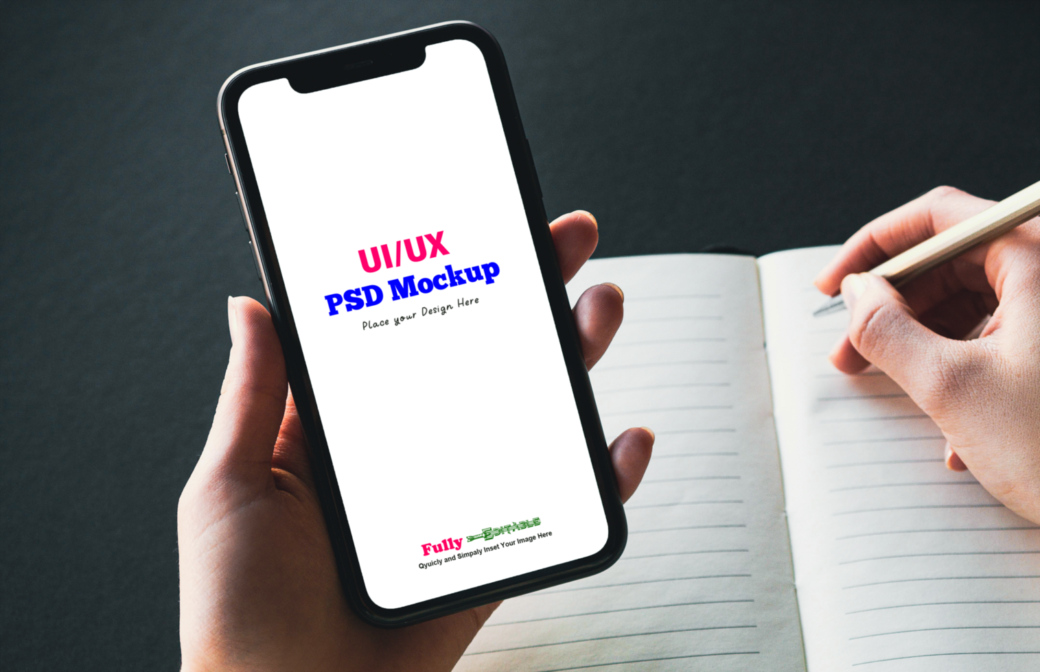 Android Mobile UI Showcase psd