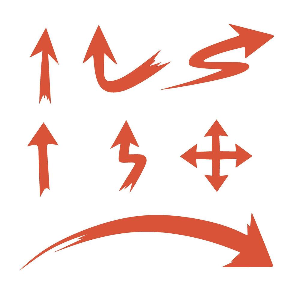 various types of arrow collections vector