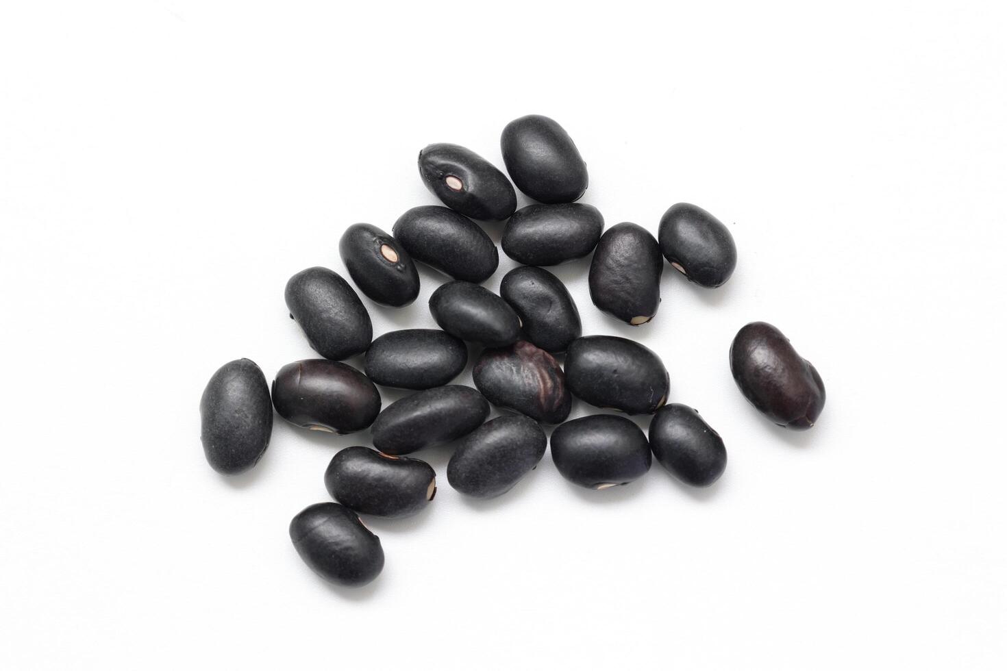 Black beans grains photo
