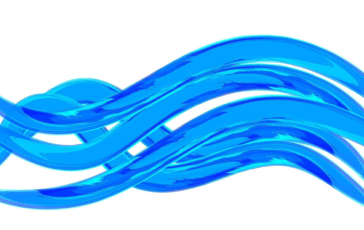 Abstract Blue Wavy Lines vector