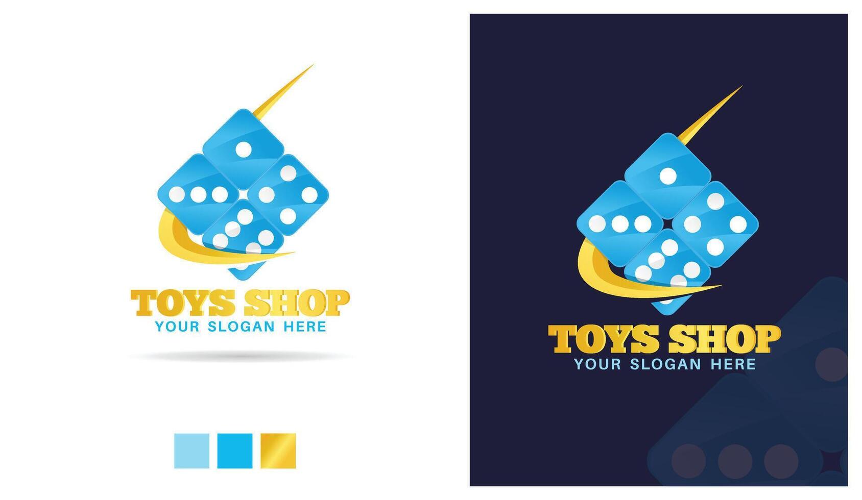toys shop logos vector