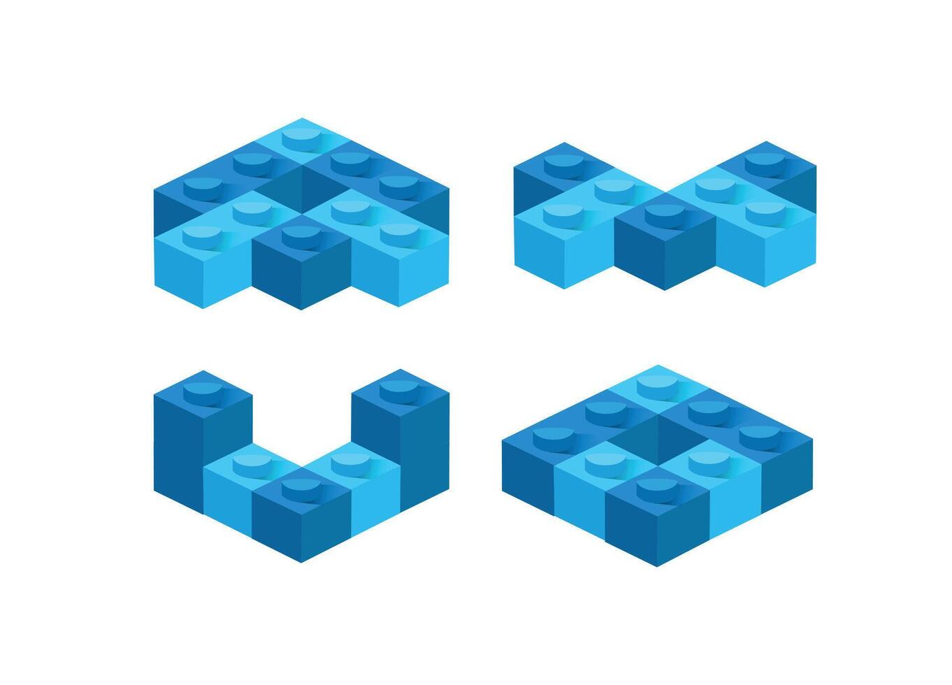 Toys vectors element bundle
