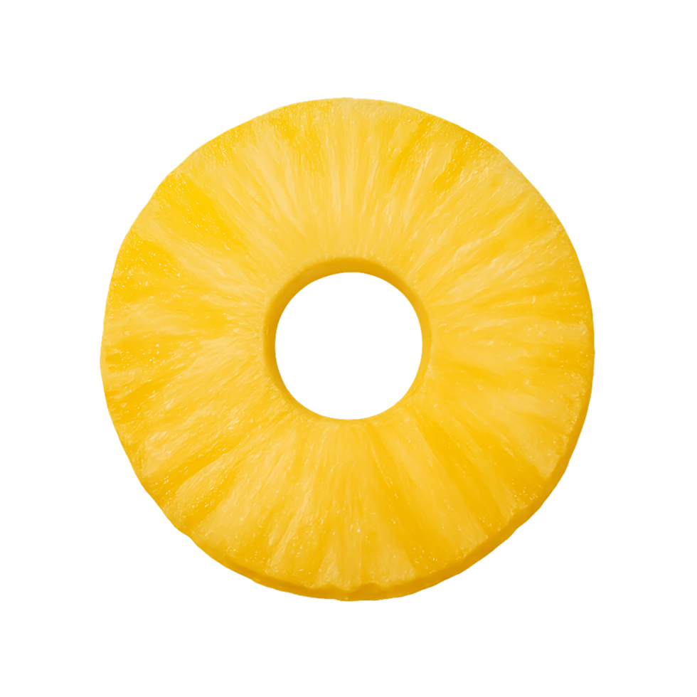 Pineapple Sliceon on transparent background png