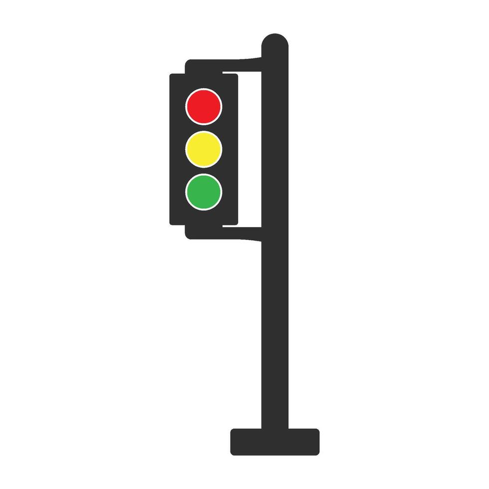 Traffic lights icon design template design vector