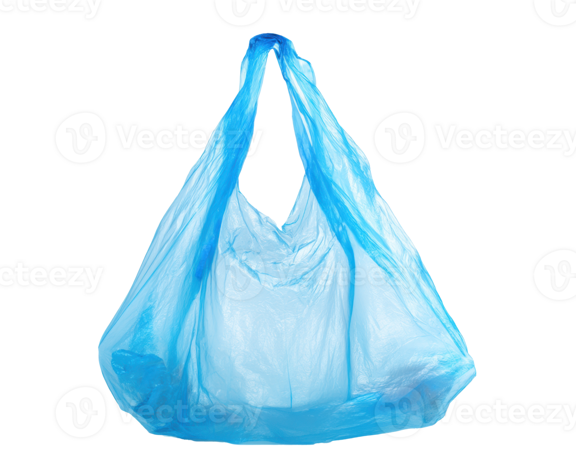 Lightweight blue tote bag ideal for shopping or daily use png