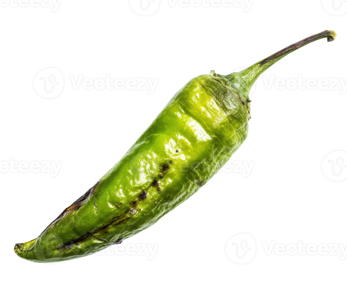 Fresh green chili pepper for cooking and seasoning dishes png