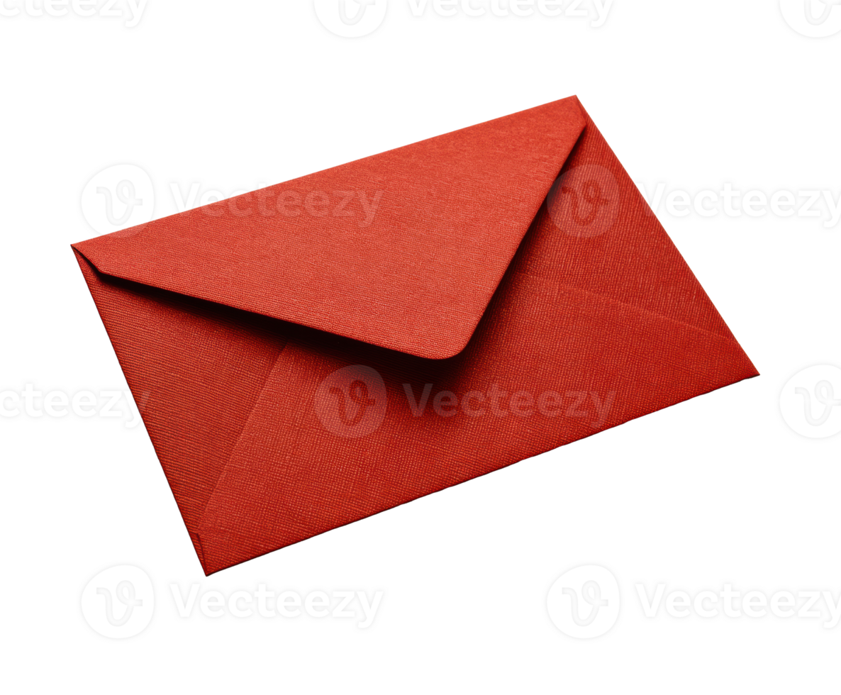 Elegant red envelope for special occasions and personal letters png