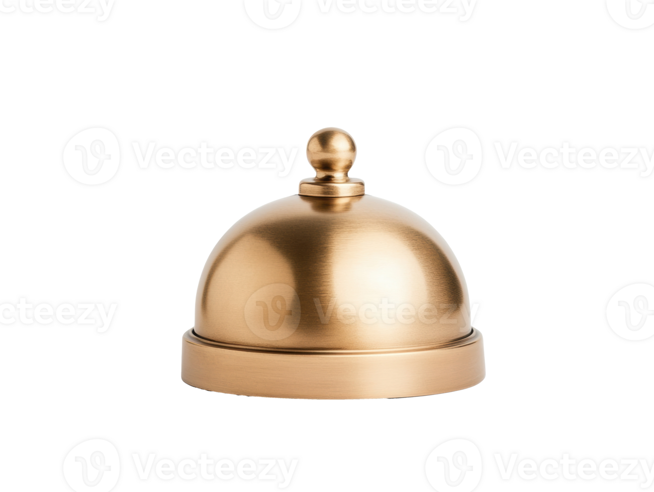 Elegant brass bell for reception and service in hospitality settings png
