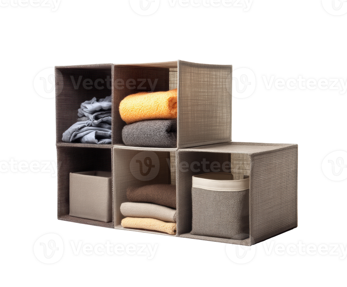 Modern storage cubes for organizing home essentials with style png