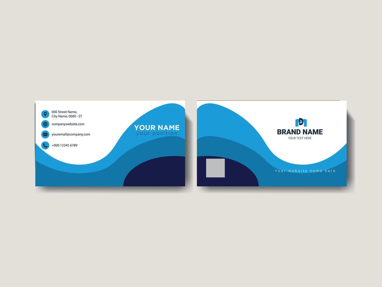 Modern Creative Realistic credit card template vector
