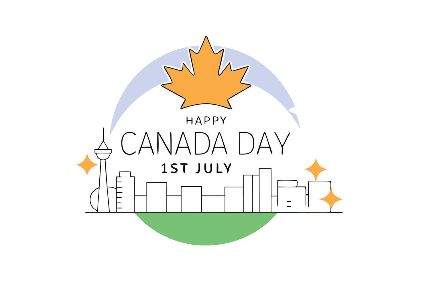 Celebrate July first in Canada with a vibrant red maple leaf banner designed to bring patriotic energy to your events and public celebrations everywhere vector