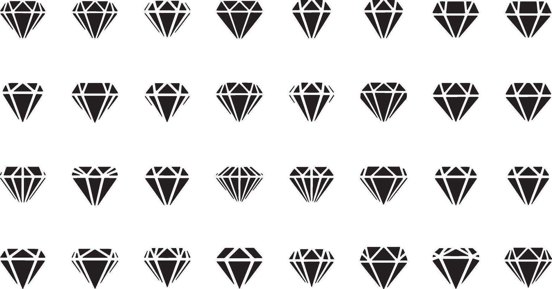 Geometric diamond illustration shiny sparkling gemstone design vector