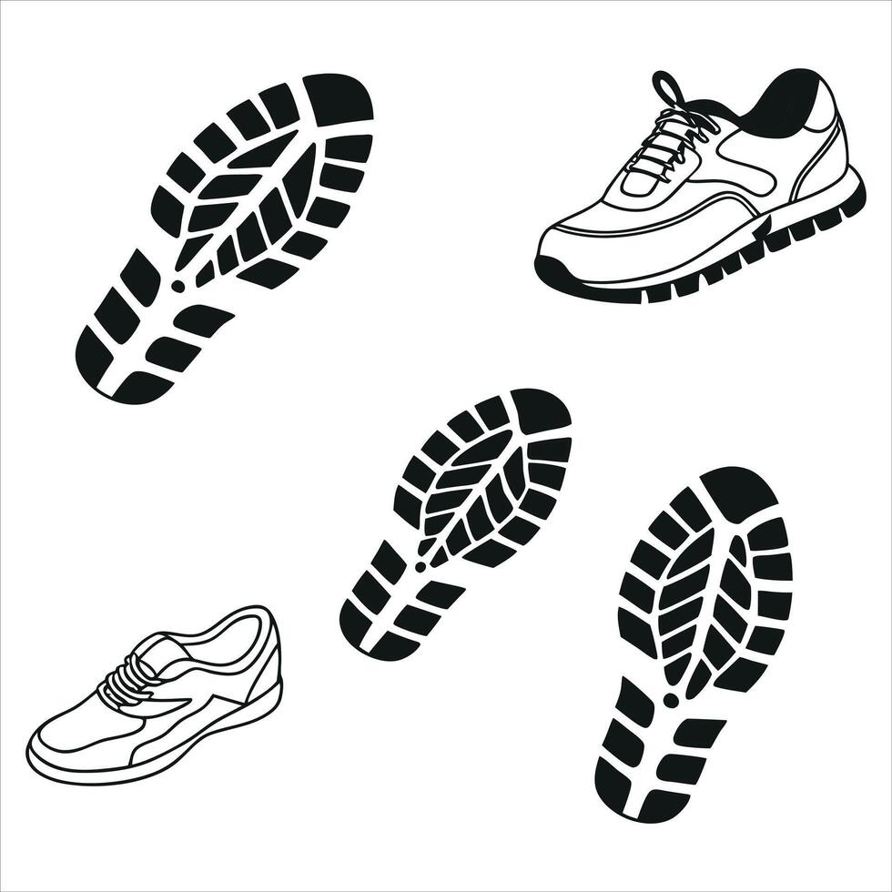 Guide to Footwear and Shoe Print Analysis vector