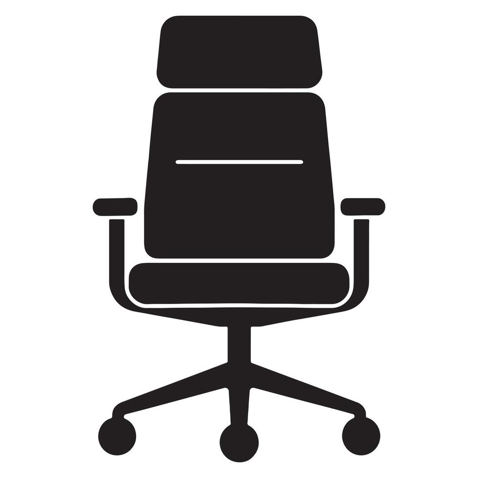 Ergonomic Office Chair for Back Support vector