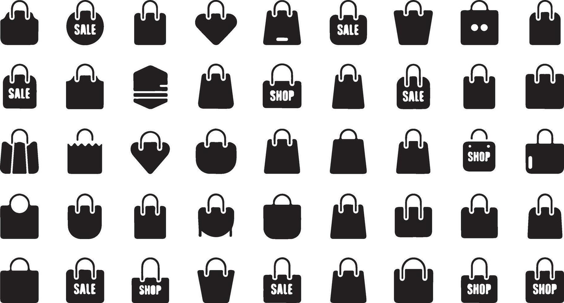 High quality shopping bag icon design featuring a single icon in a versatile cmyk color model suitable for various applications and projects vector
