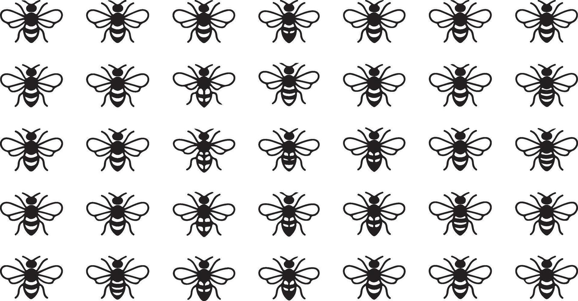 High resolution bee symbol illustration design featuring detailed honeybee graphic vector