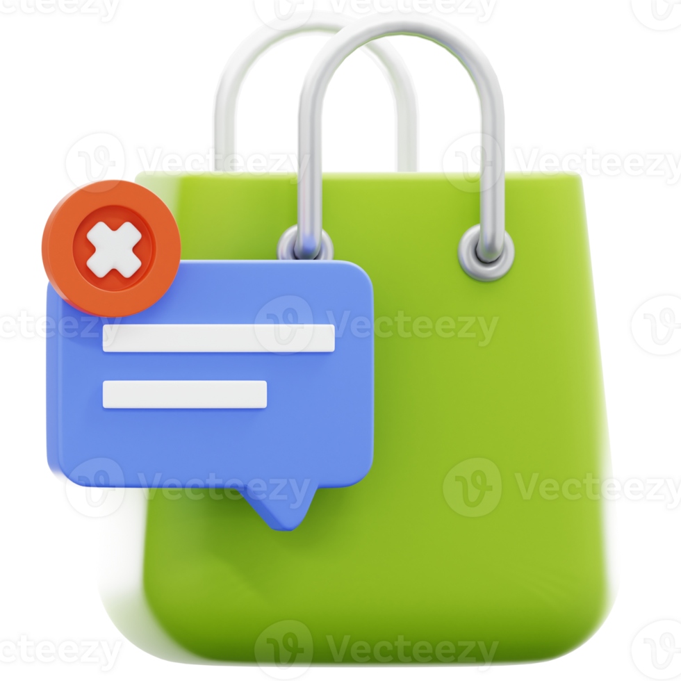 Bad Review 3D Illustration png