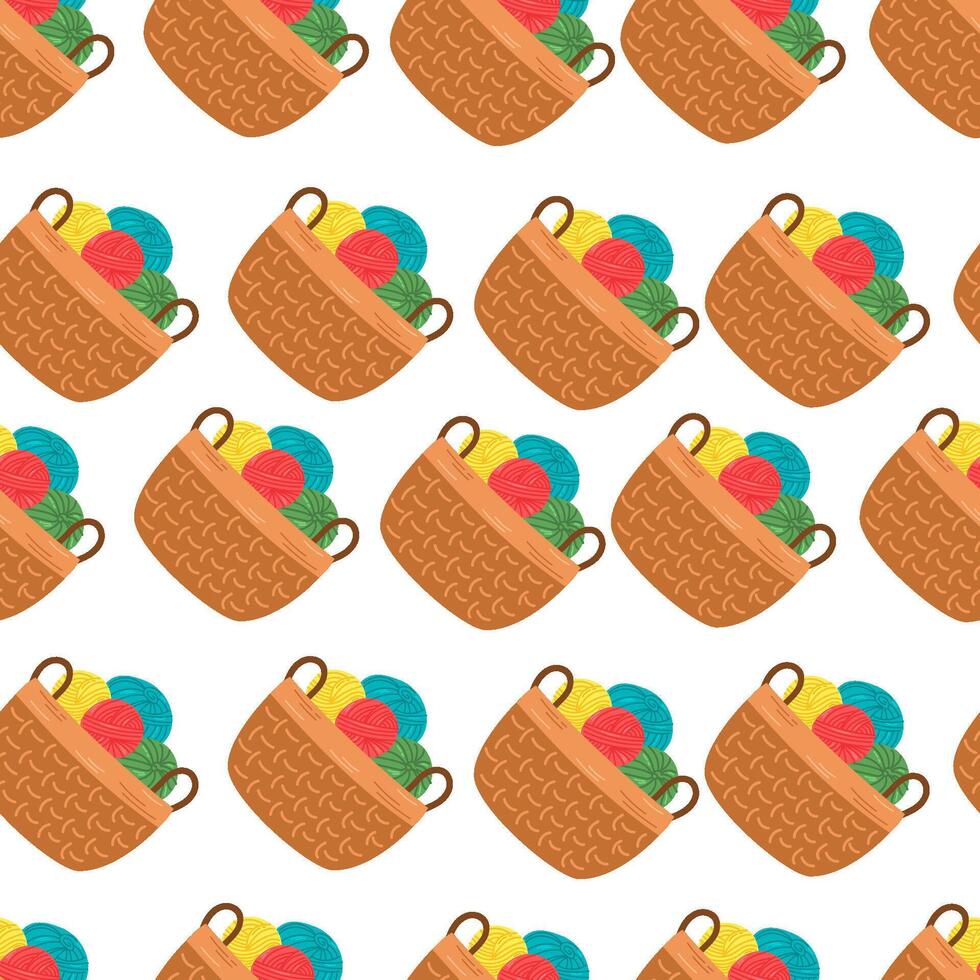 Knitting pattern . texture seamless pattern. vector