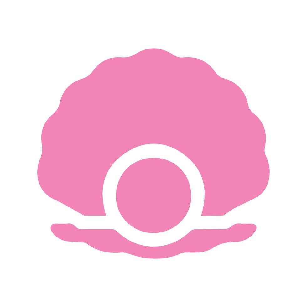 pearl shells icon vector