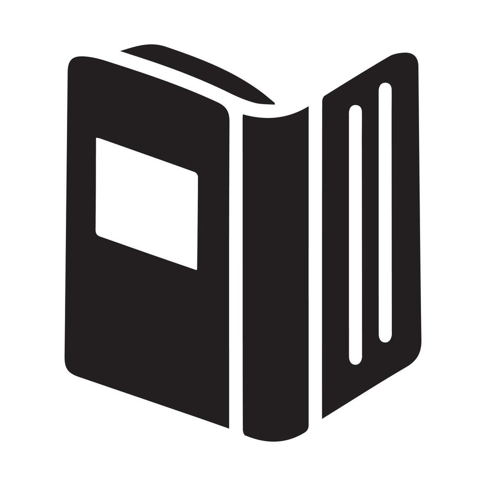 Book icon logo vector