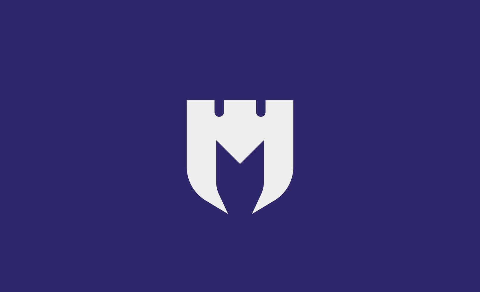 Creative Crown Logo with Letter M. King, Elegant, Royal and Premium design for Luxury and jewellery Brand. vector