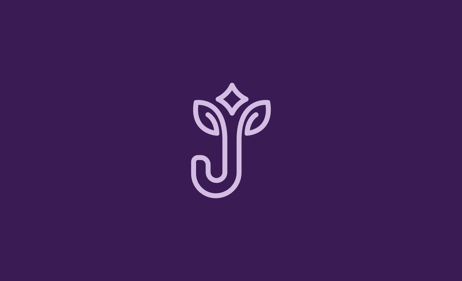 Creative Crown Logo with Letter J. Elegant, Royal, King and Premium concept for Luxury and jewellery Brand. vector