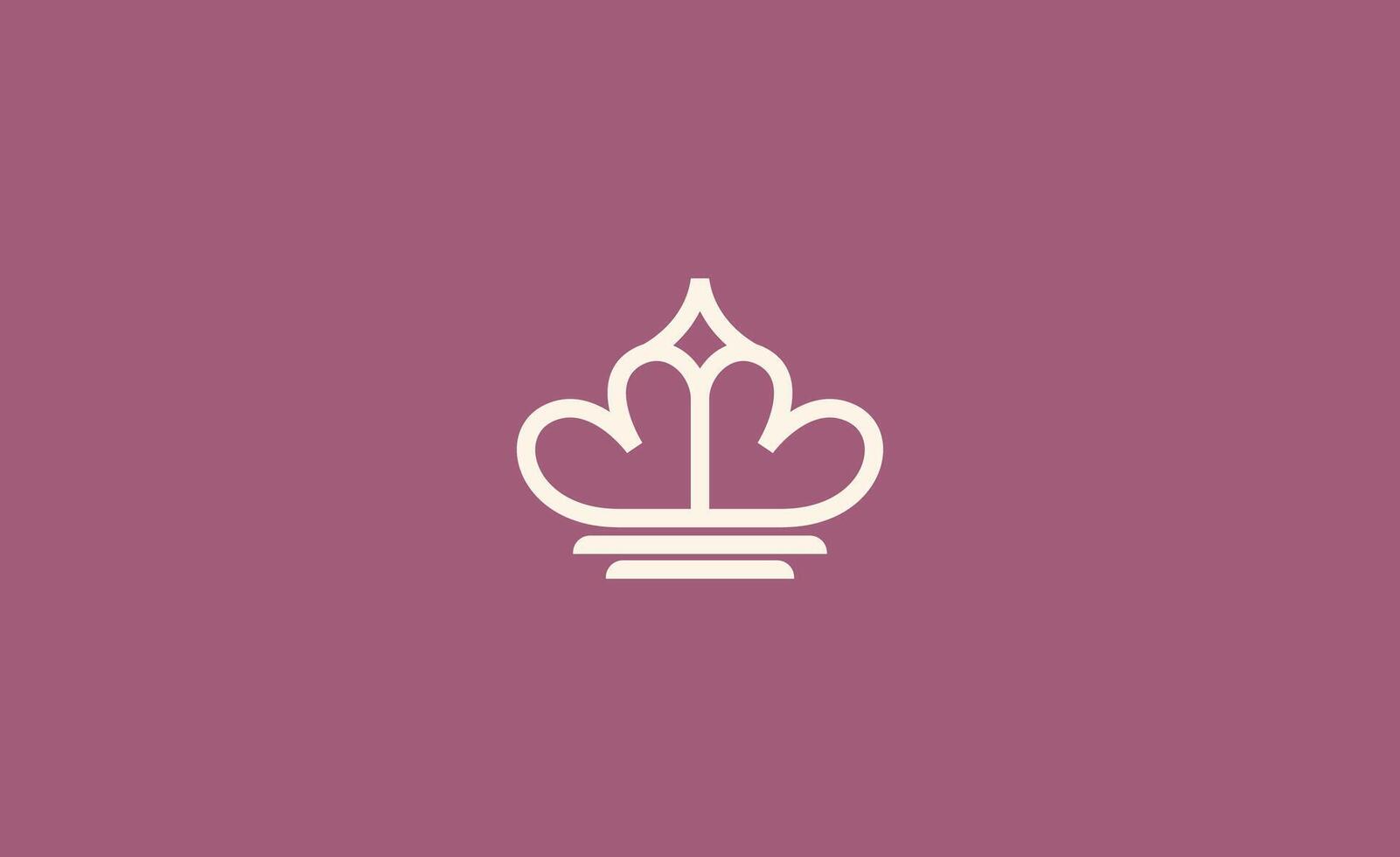 Crown Logo with Letter B. Elegant, King, Royal and Premium Template for Luxury and jewellery Brand. vector