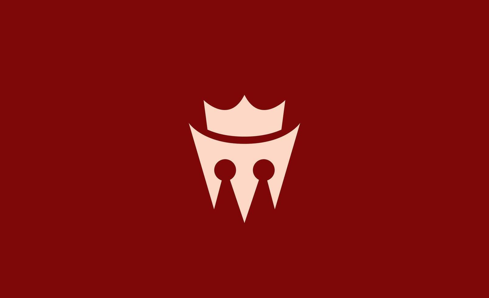 Crown Logo with Letter M. Elegant, Royal, King and Premium design for Luxury and jewellery Brand. vector