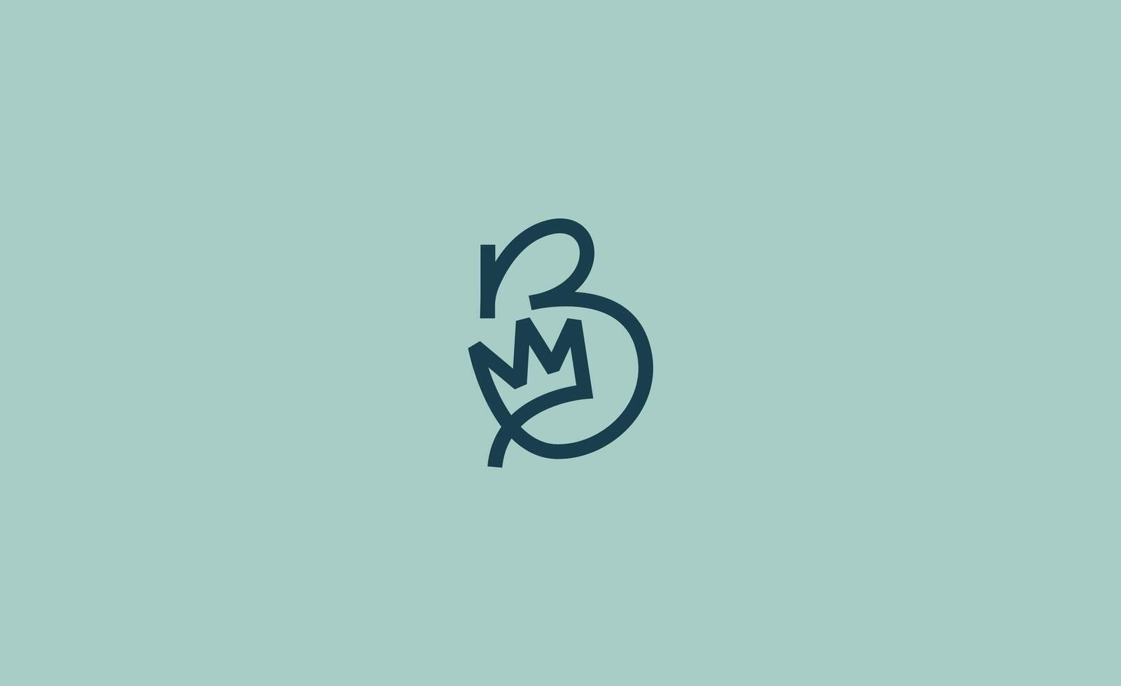 Creative Crown Logo with Letter B. Elegant, King, Royal and Premium Template for Luxury and jewellery Brand. vector