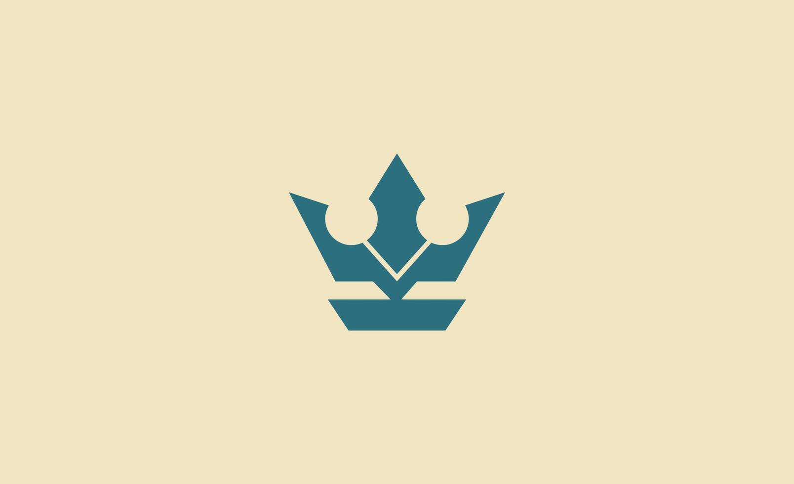 Crown Logo with Letter K. King, Elegant, Royal and Premium concept for Luxury and jewellery Brand. vector