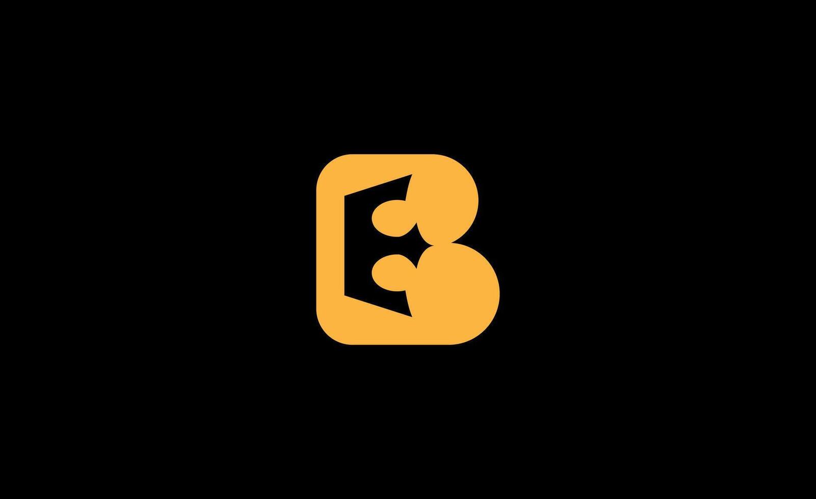 Creative Crown Logo with Letter B. Elegant, King, Royal and Premium concept for Luxury and jewellery Brand. vector