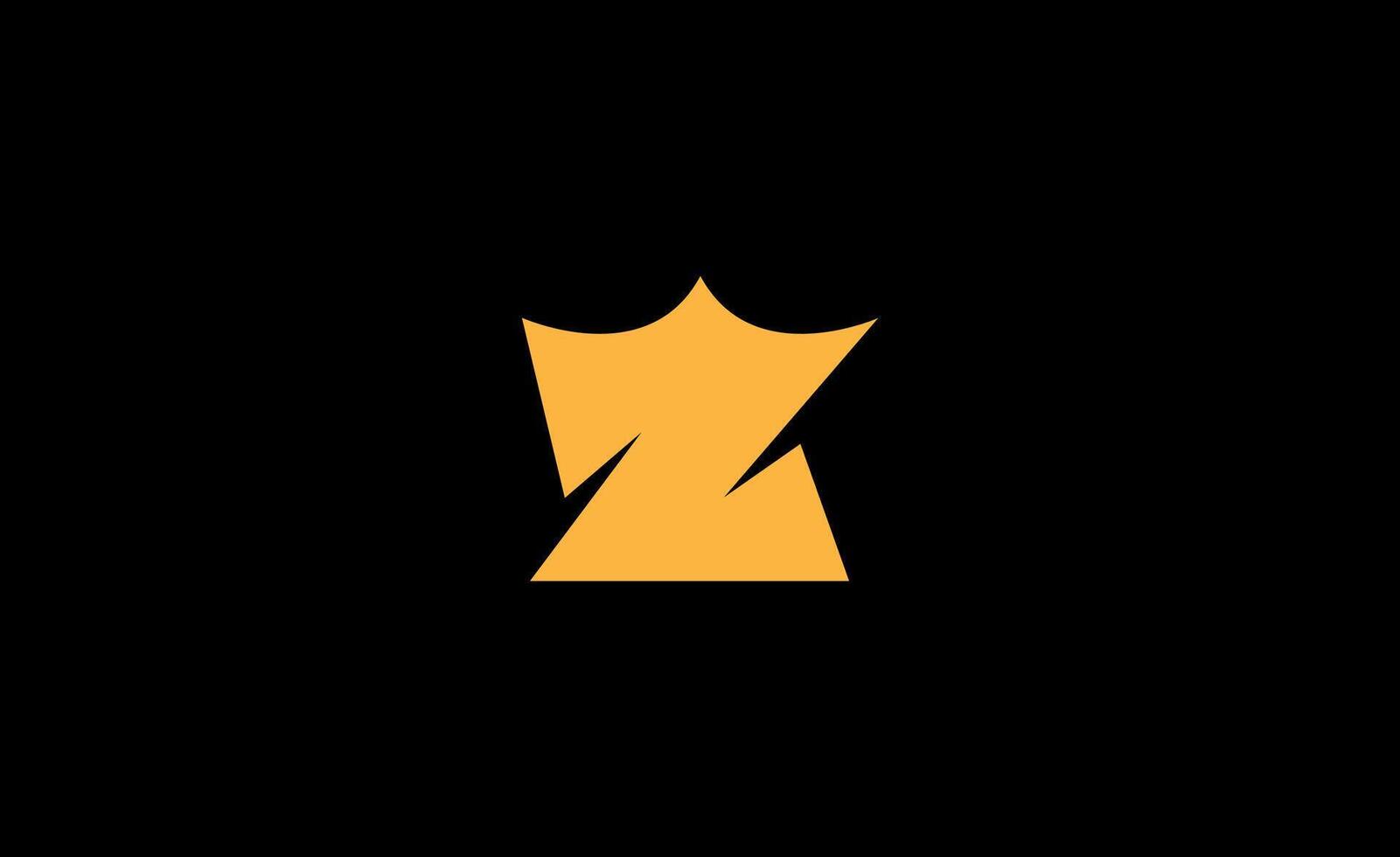 Creative Crown Logo with Letter Z. King, Elegant, Royal and Premium Template for Luxury and jewellery Brand. vector