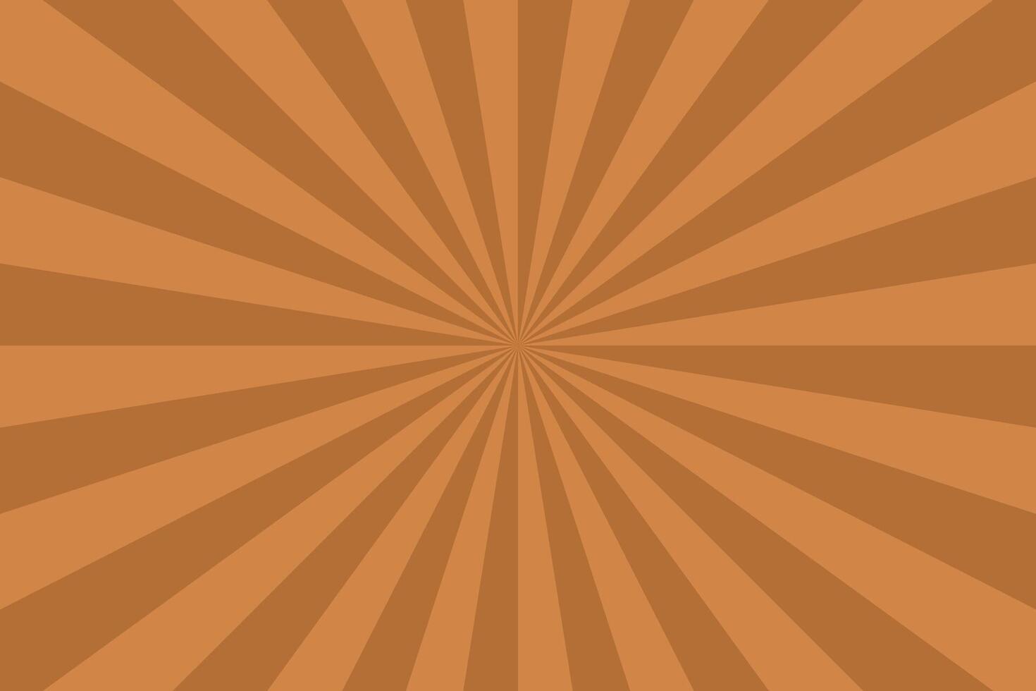 Brown classic retro striped background. Vintage radial art print. Abstract pop artwork pattern for your design and ideas. Can be used like card, poster, placard etc vector