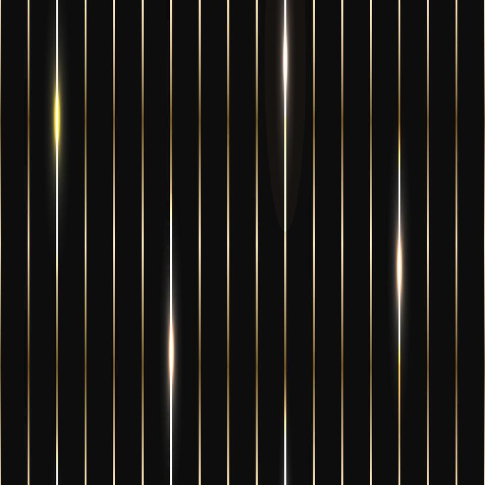 Golden seamless ornamental luxury geometric stiped pattern - art deco rich design. Repeatable elegant royal background with vertical shiny lines. Symmetry endless print vector