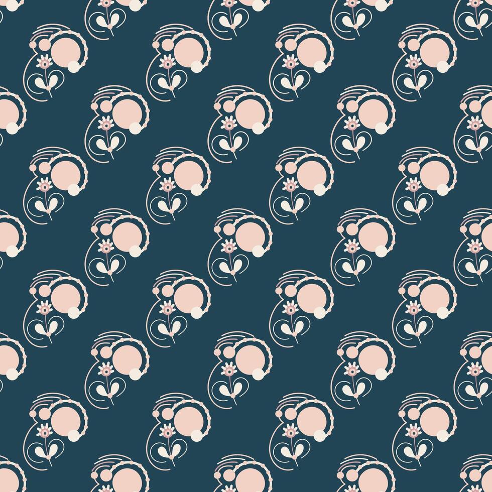 Seamless pattern with abstract elements. Background for surface design. vector