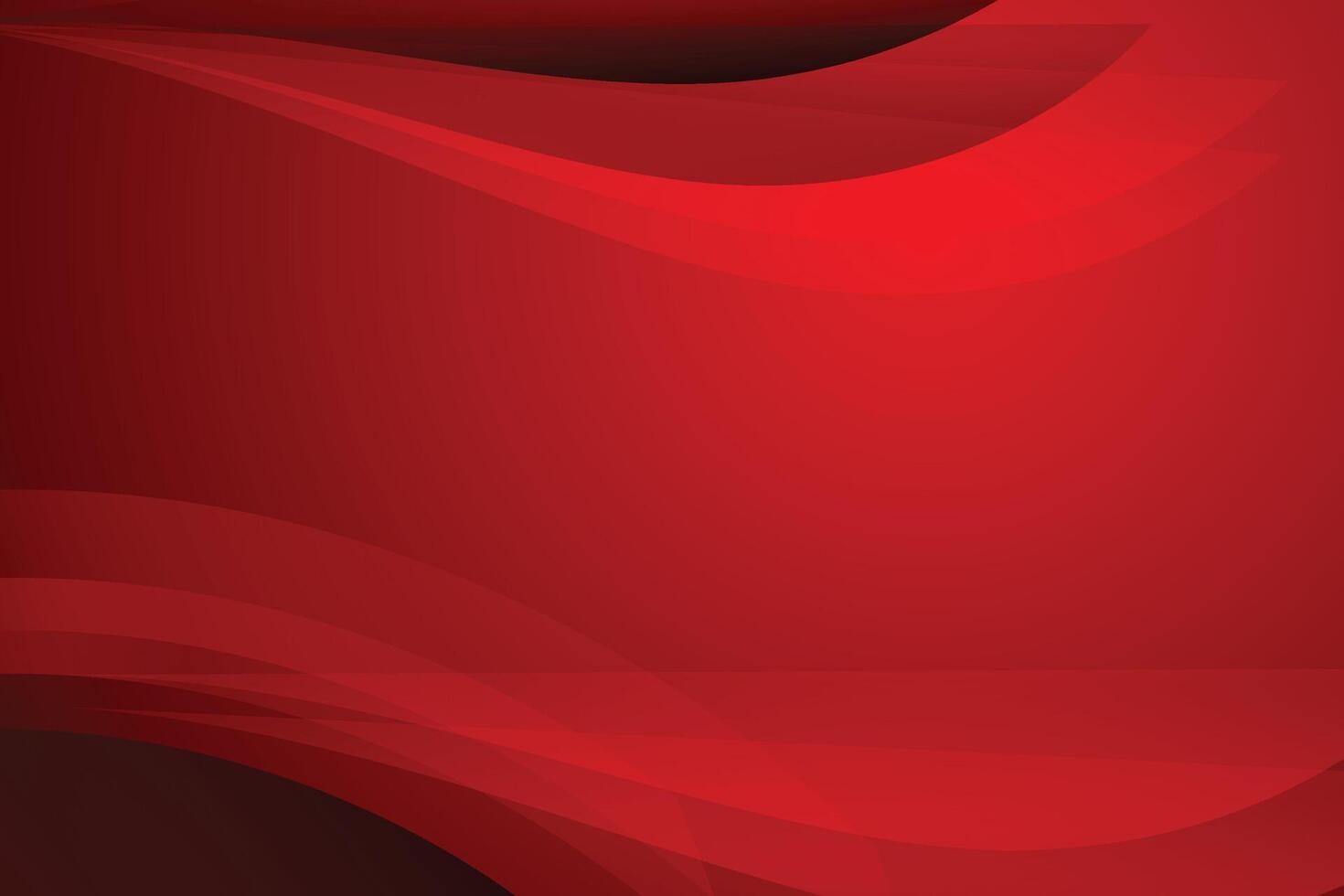 red wavy abstract gradient background vector