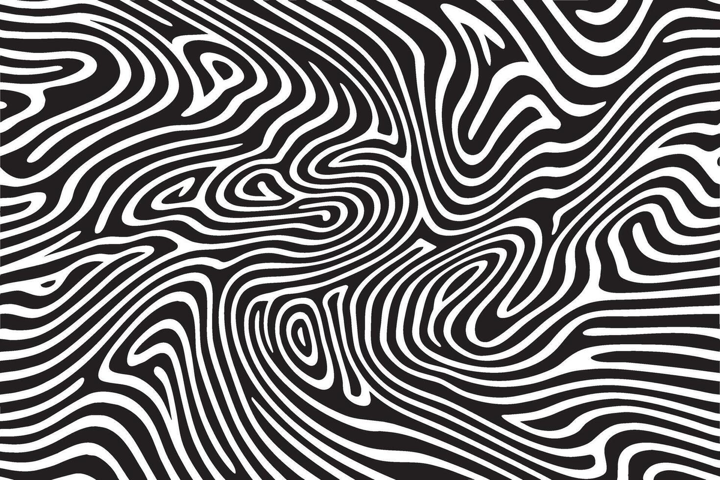 Black topographic contour lines map pattern vector