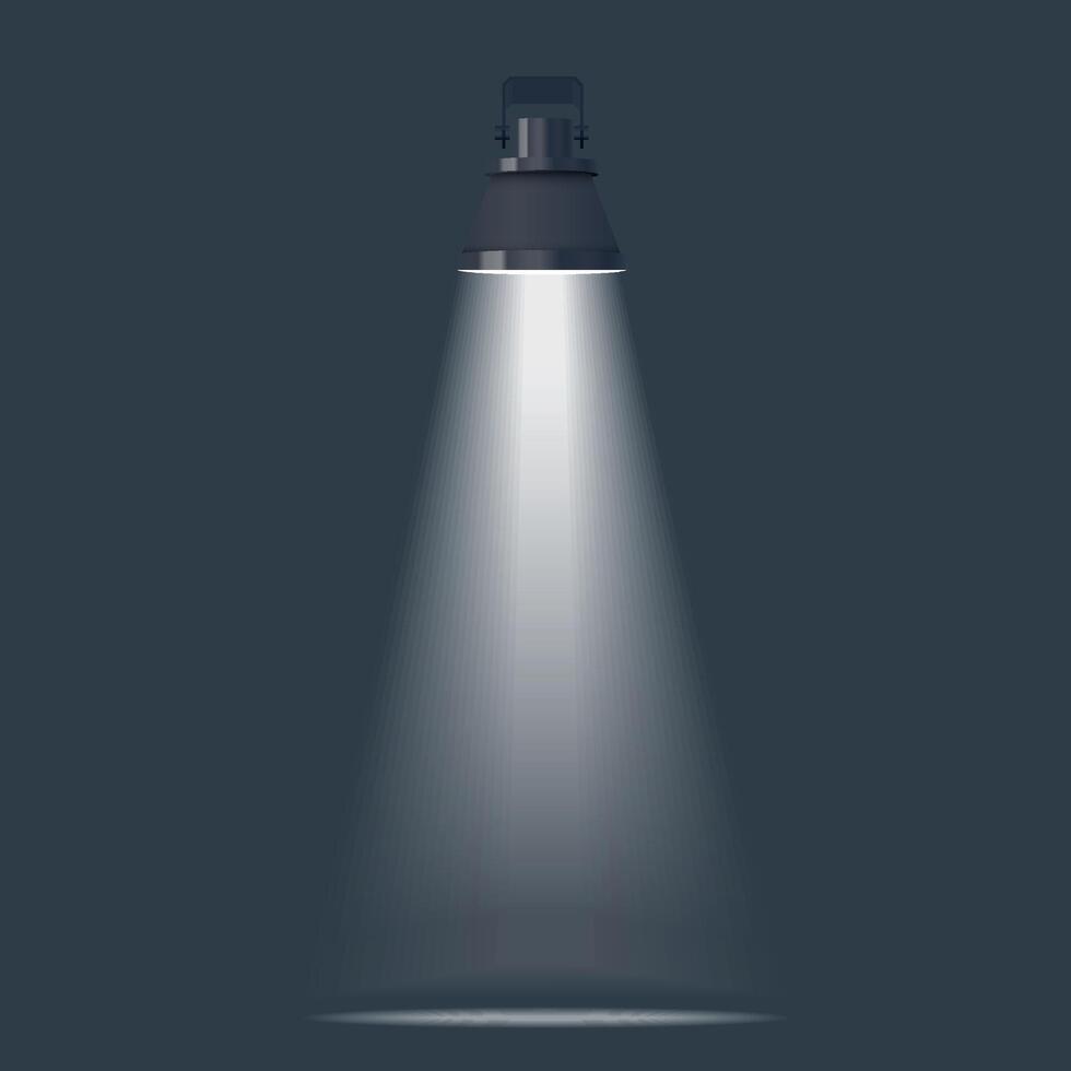 light bulb on the wall vector