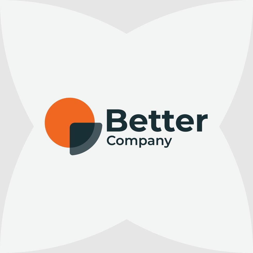 Modern and Minimalist Growth Logo Design with Abstract Icons, Modern Better Company Logo Design vector