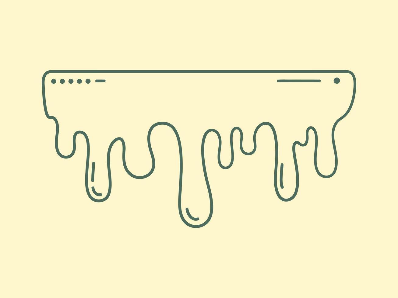 Dynamic Abstract Shape Design Art with Flowing Forms vector