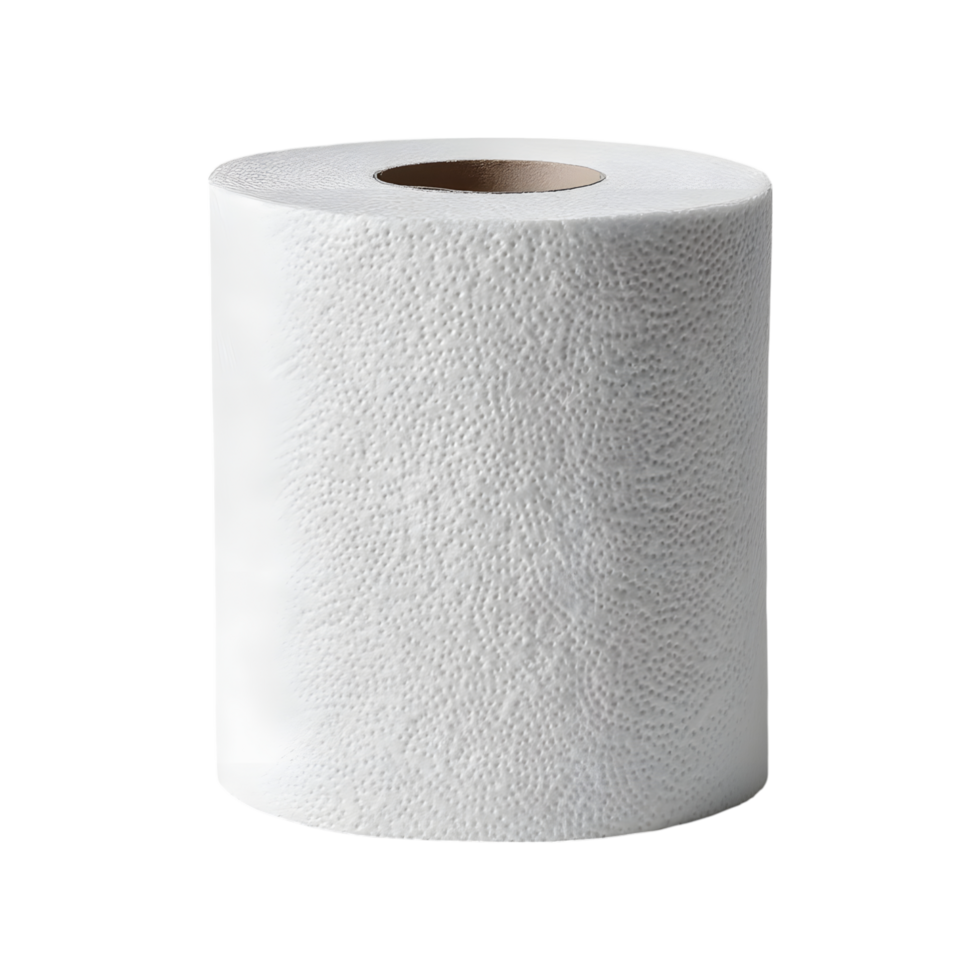 Clean White Paper Towel Roll Soft Embossed Texture Kitchen Bathroom Supply png