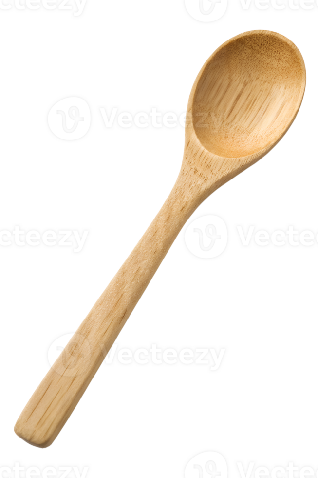 Wooden spoon culinary essential for kitchen use isolated on transparent background png